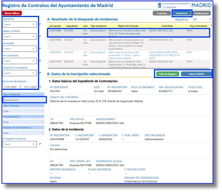 imagen del portal de contratación