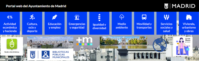 Imagen de los diferentes portales web municipales