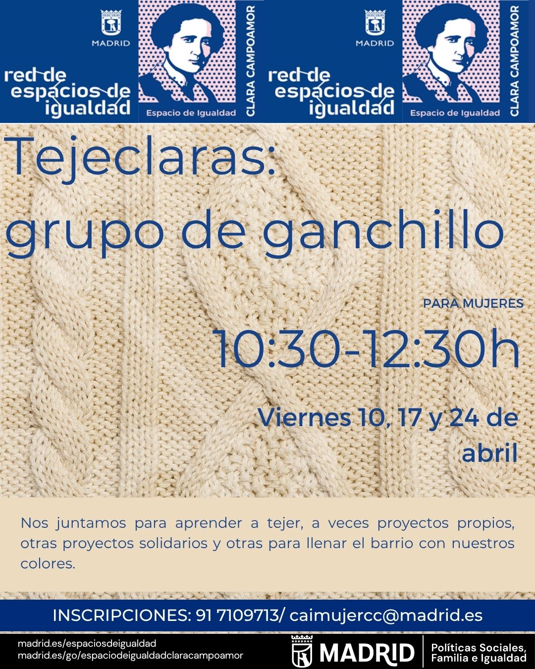 Cartel con la misma informaci&oacute;n que la publicada en web