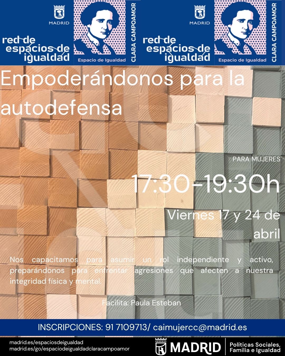 Cartel con la misma informaci&oacute;n que la publicada en web