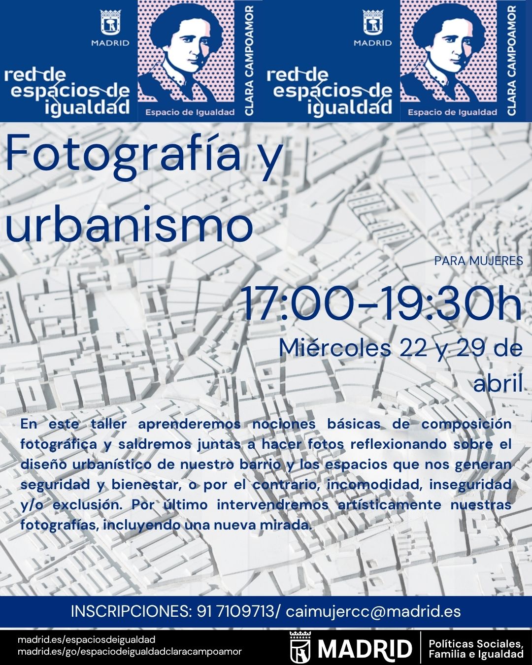 Cartel con texto con la misma informaci&oacute;n que en web