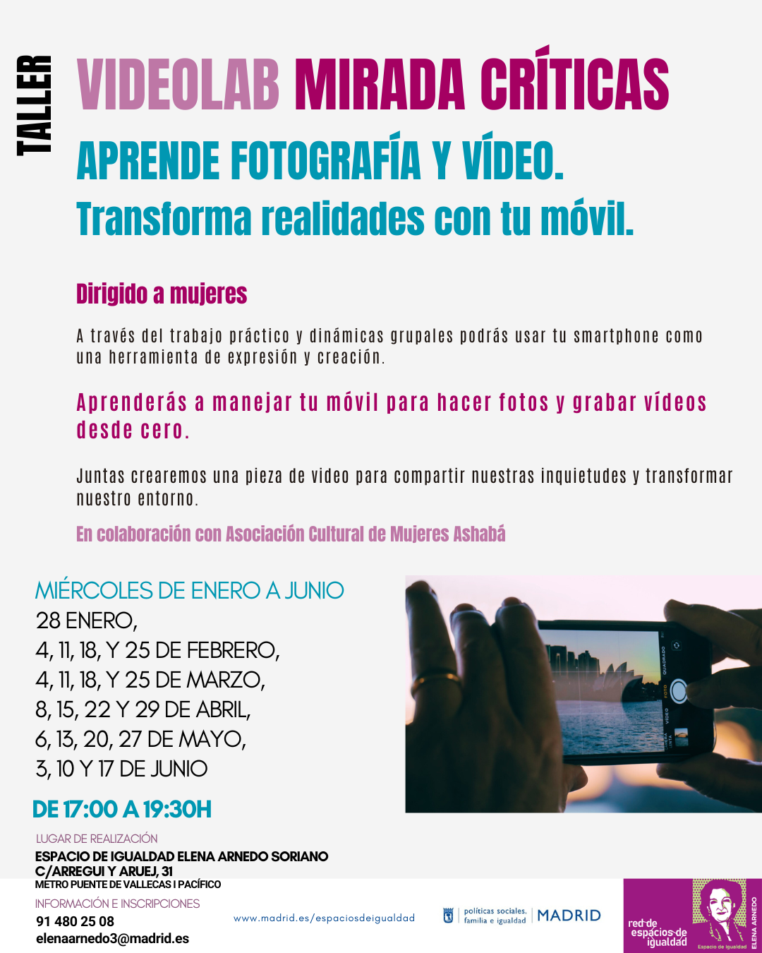 Cartel con la misma informaci&oacute;n que la publicada en web