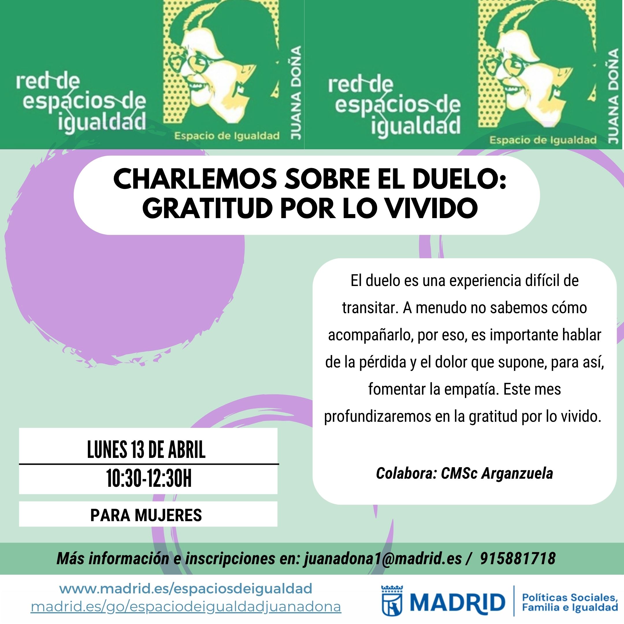 cartel con la misma informaci&oacute;n que lo publicado en web