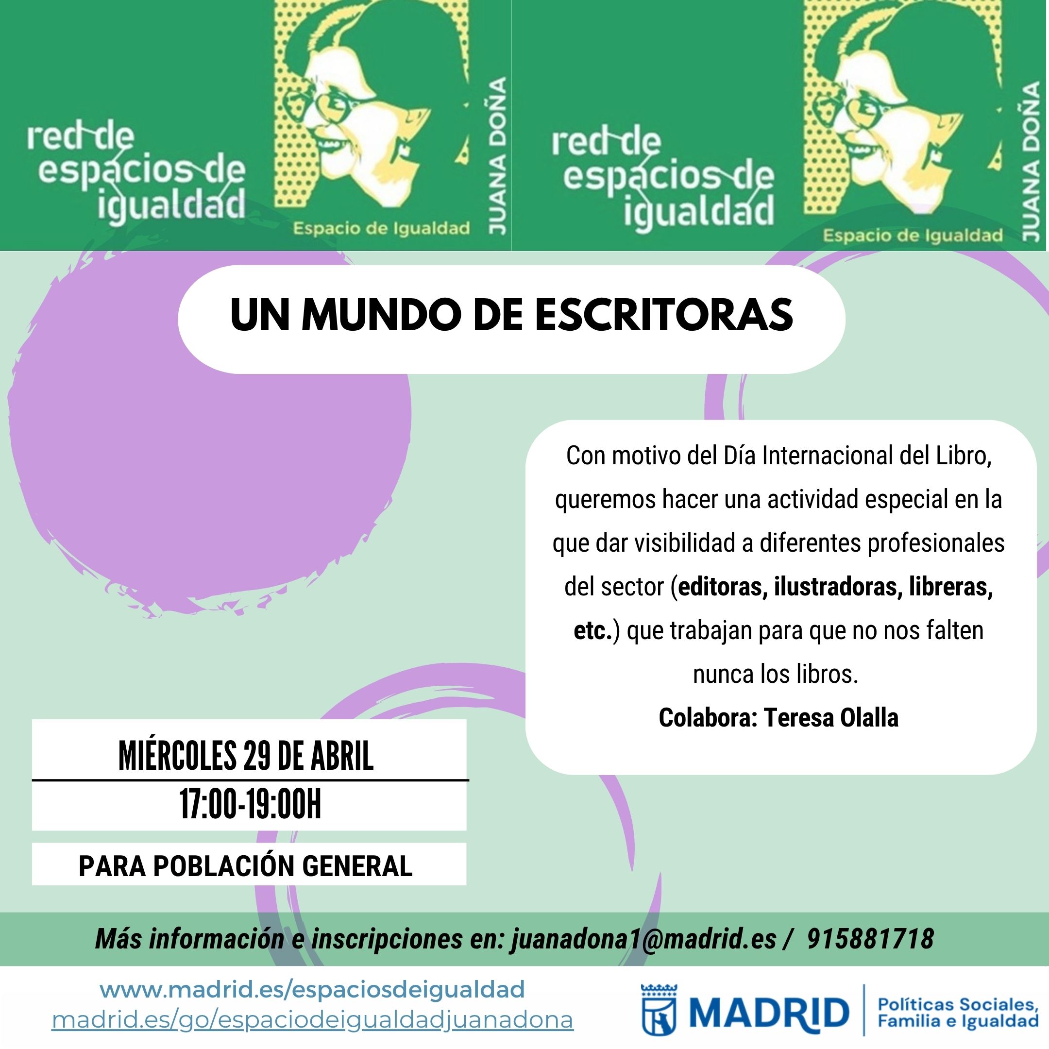 Cartel con la misma informaci&oacute;n que la publicada en web